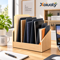 Xoiuaty™ 5-Slot Vertical File Organizer lifestyle view