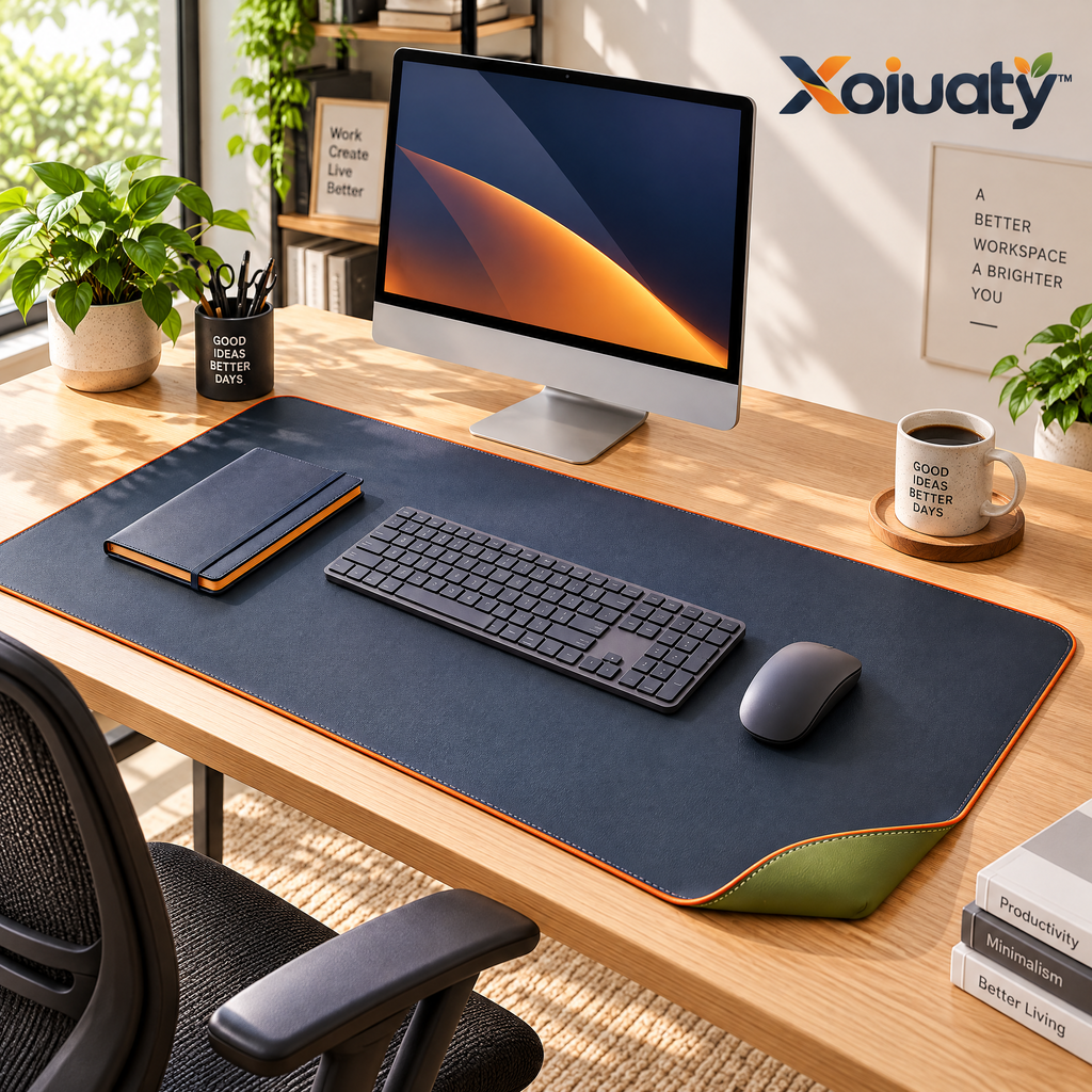 Xoiuaty™ Extended Non-Slip Desk Mat lifestyle view